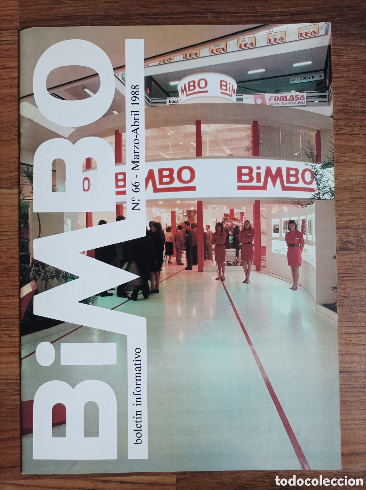 Cataloghi pubblicitari: Bolet&iacute;n oficial BIMBO marzo - abril 1988 n&deg; 66 / curiosa revista / magazine