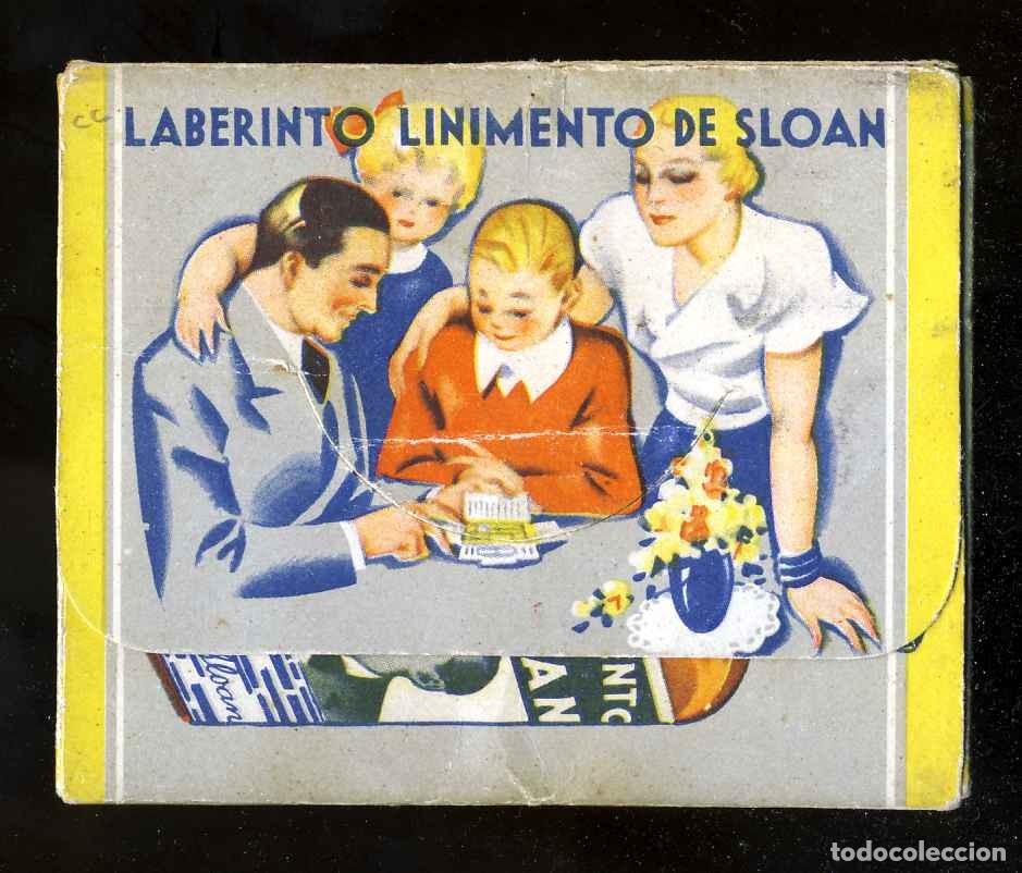 Catalogues publicitaires: Laberinto Linimento SLOAN con rompecabezas en su interior. Publicidad (ver fotos adicionales)
