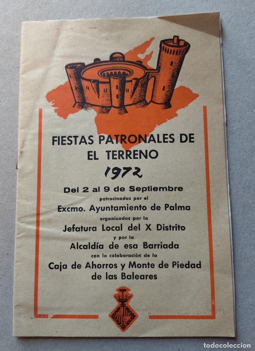 Advertising Catalogs: FIESTAS PATRONALES DE EL TERRENO, PALMA DE MALLORCA, 1972