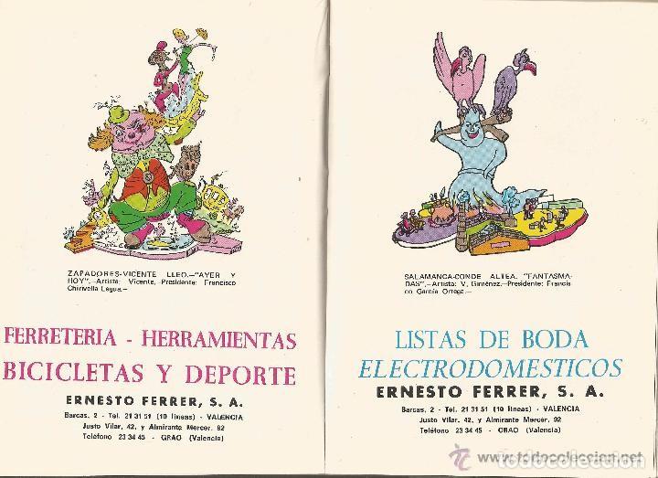 Cat&aacute;logos publicitarios: :::: CR159 - PROGRAMA OFICIAL DE LAS FALLAS DE VALENCIA 1973 - Foto 3