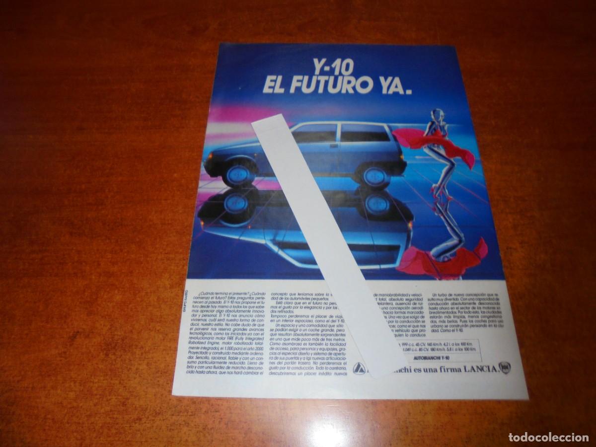 Cat&aacute;logos publicitarios: PUBLICIDAD 1985: BALLANTINE&acute;S - AUTOBIANCHI Y-10 DE LANCIA.