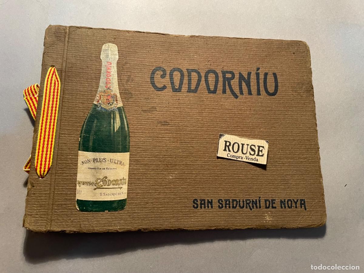 Cat&aacute;logos publicitarios: ANTIGUO CATALOGO CAVAS CODORNIU SAN SADURNI DE NOYA - 1924 ALBUM -VISITA PROPIEDAD DE D. MANUEL RAVE