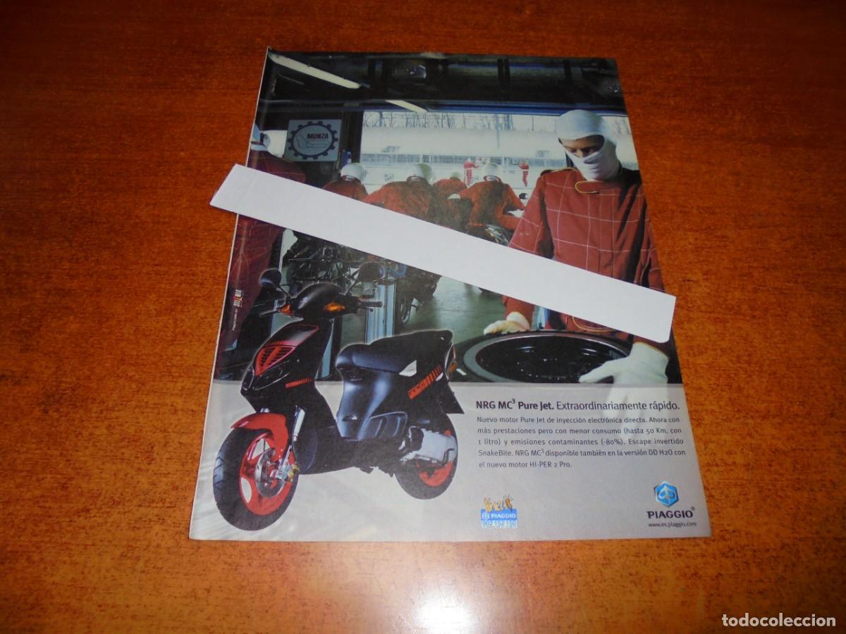 Werbekataloge: PUBLICIDAD 2002: PIAGGIO NUEVO MOTOR PURE JET DE INYECCI&Oacute;N ELECTR&Oacute;NICA DIRECTA