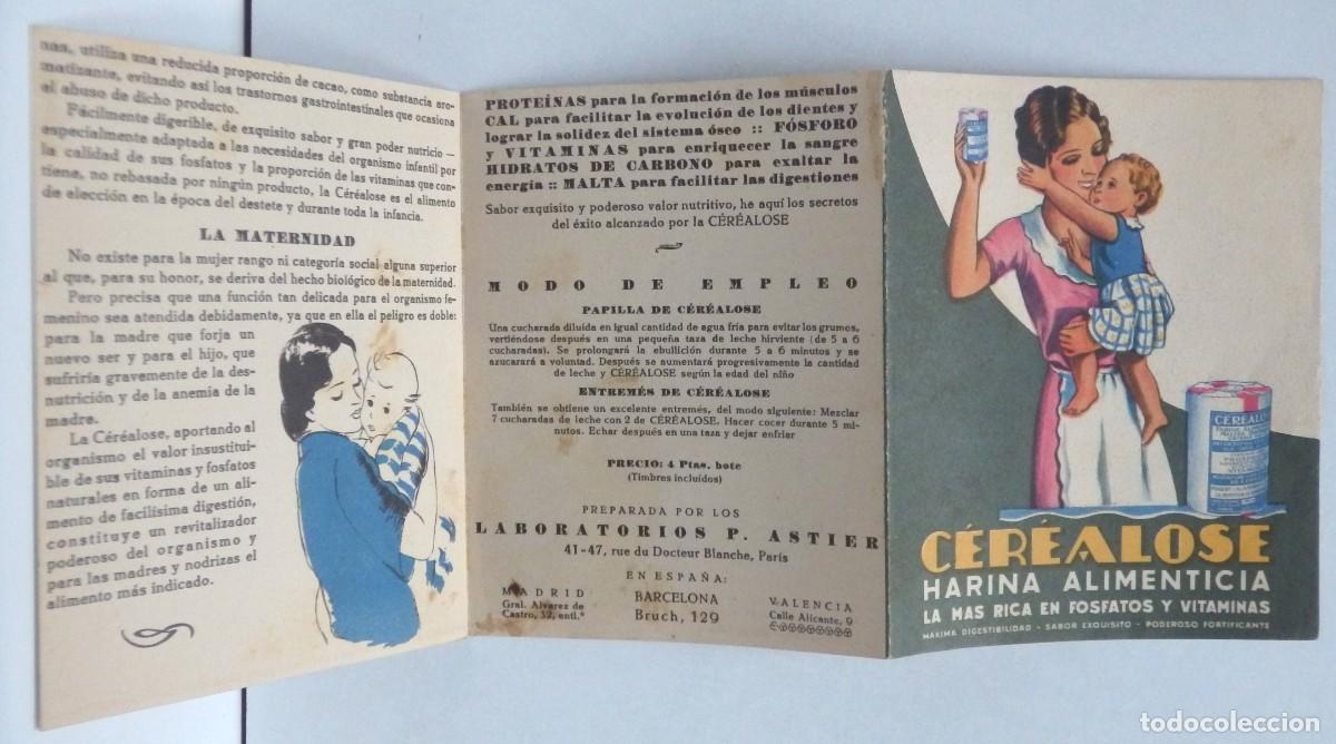 Catalogues publicitaires: C&Eacute;R&Eacute;ALOSE &ndash; Harina Alimenticia &ndash; Anuncio Desplegable