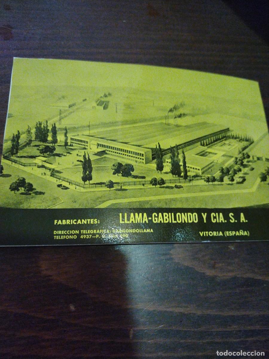Cat&aacute;logos publicitarios: Folleto Llama-Gabilondo y Cia /Llama y Ruby - Foto 7