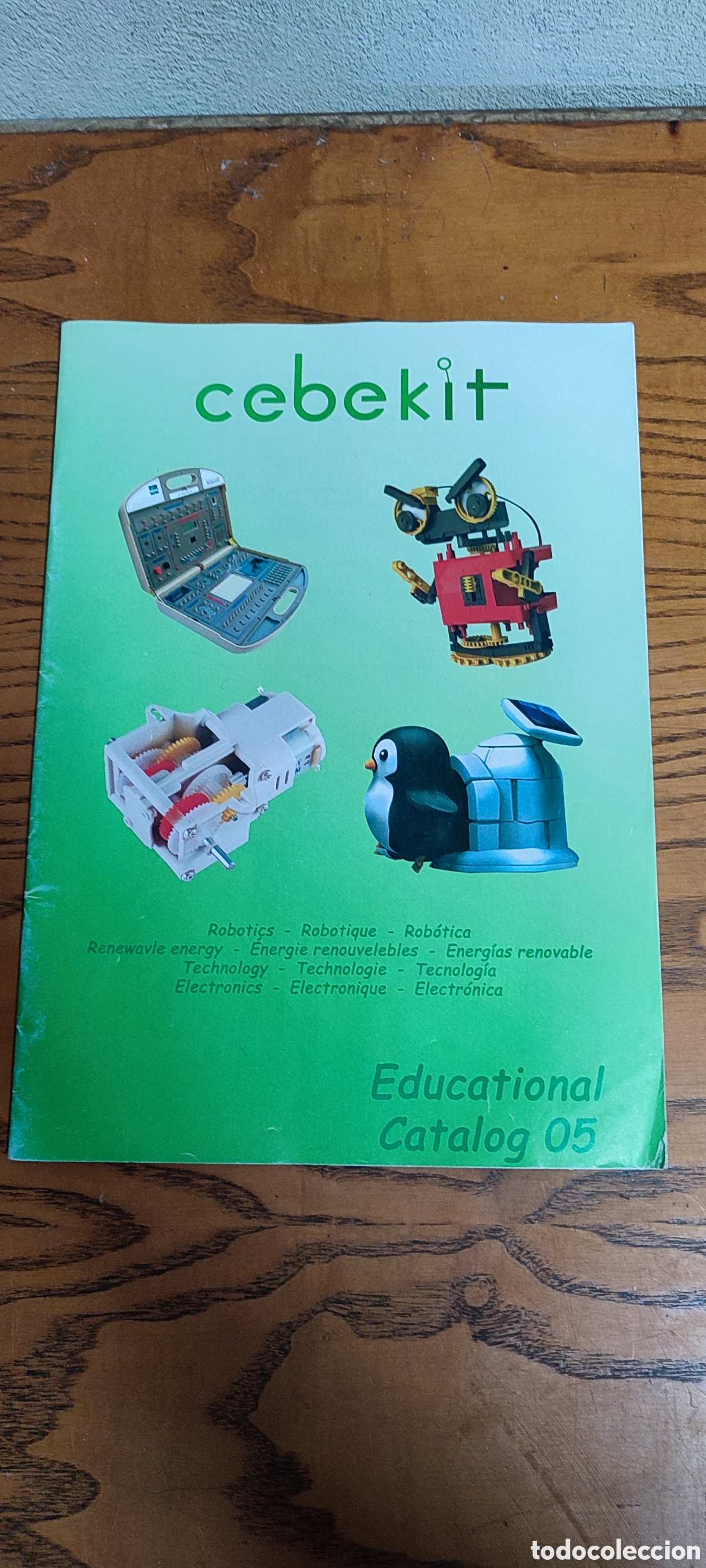 Catalogues publicitaires: Cat&aacute;logo CEBEKIT, cat&aacute;logo educacional de rob&oacute;tica y juguetes aut&oacute;matas n&uacute;mero 05.
