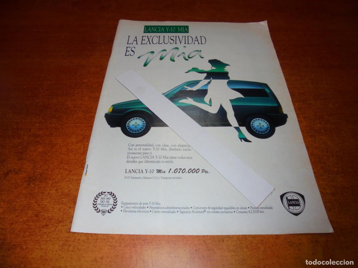 Cat&aacute;logos publicitarios: PUBLICIDAD 1992: LANCIA Y-10 MIA
