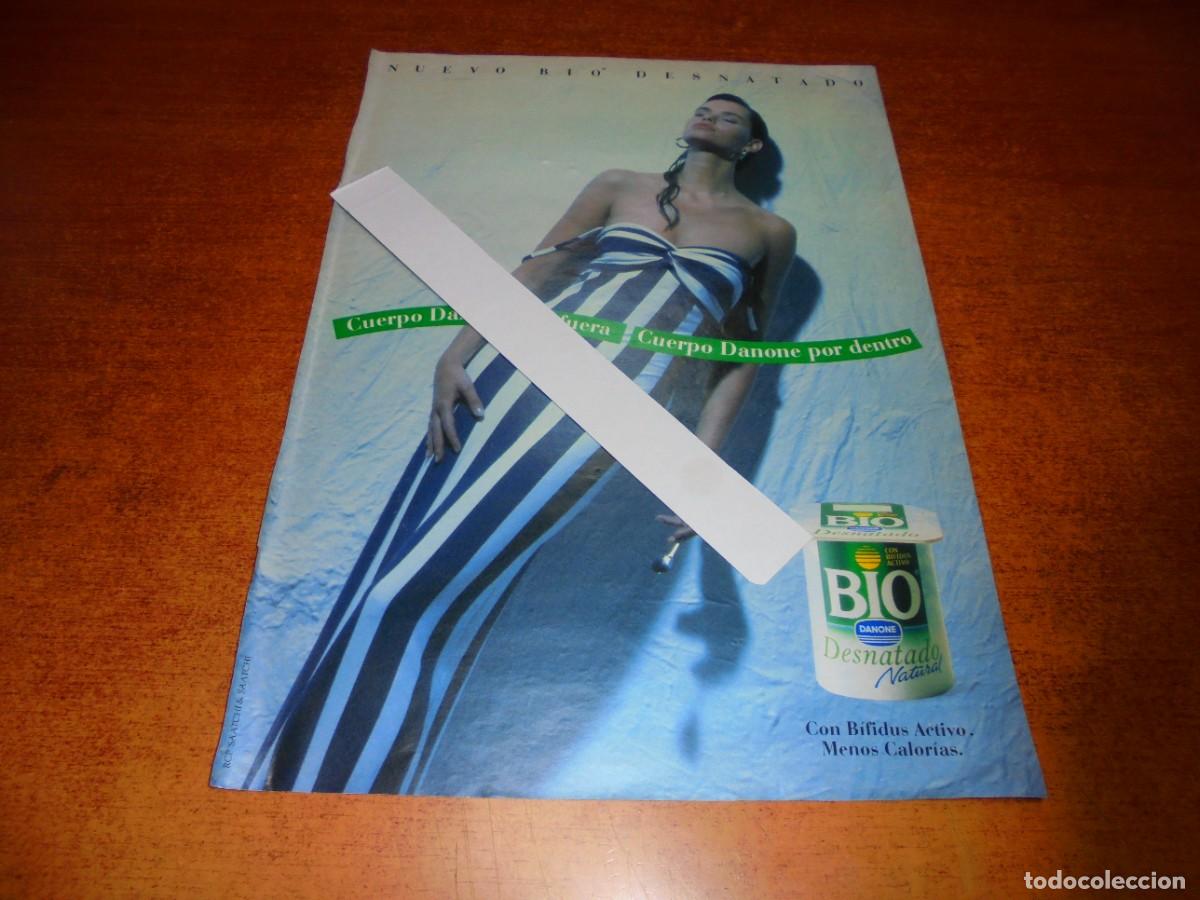 Cat&aacute;logos publicitarios: PUBLICIDAD 1992: YOGUR BIO DESNATADO DANONE