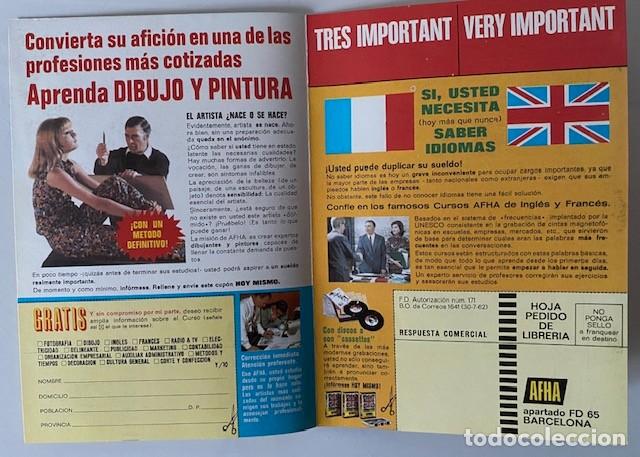 Cat&aacute;logos publicitarios: AFHA FOLLETO CURSOS FOTOGRAF&Iacute;A DIBUJO Y PINTURA INGL&Eacute;S Y FRANC&Eacute;S ELECTRICIDAD ELECTR&Oacute;NICA A&Ntilde;O 1969