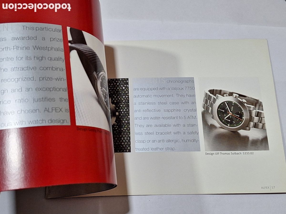 Cat&aacute;logos publicitarios: Cat&aacute;logo relojes Alfex . - Foto 10