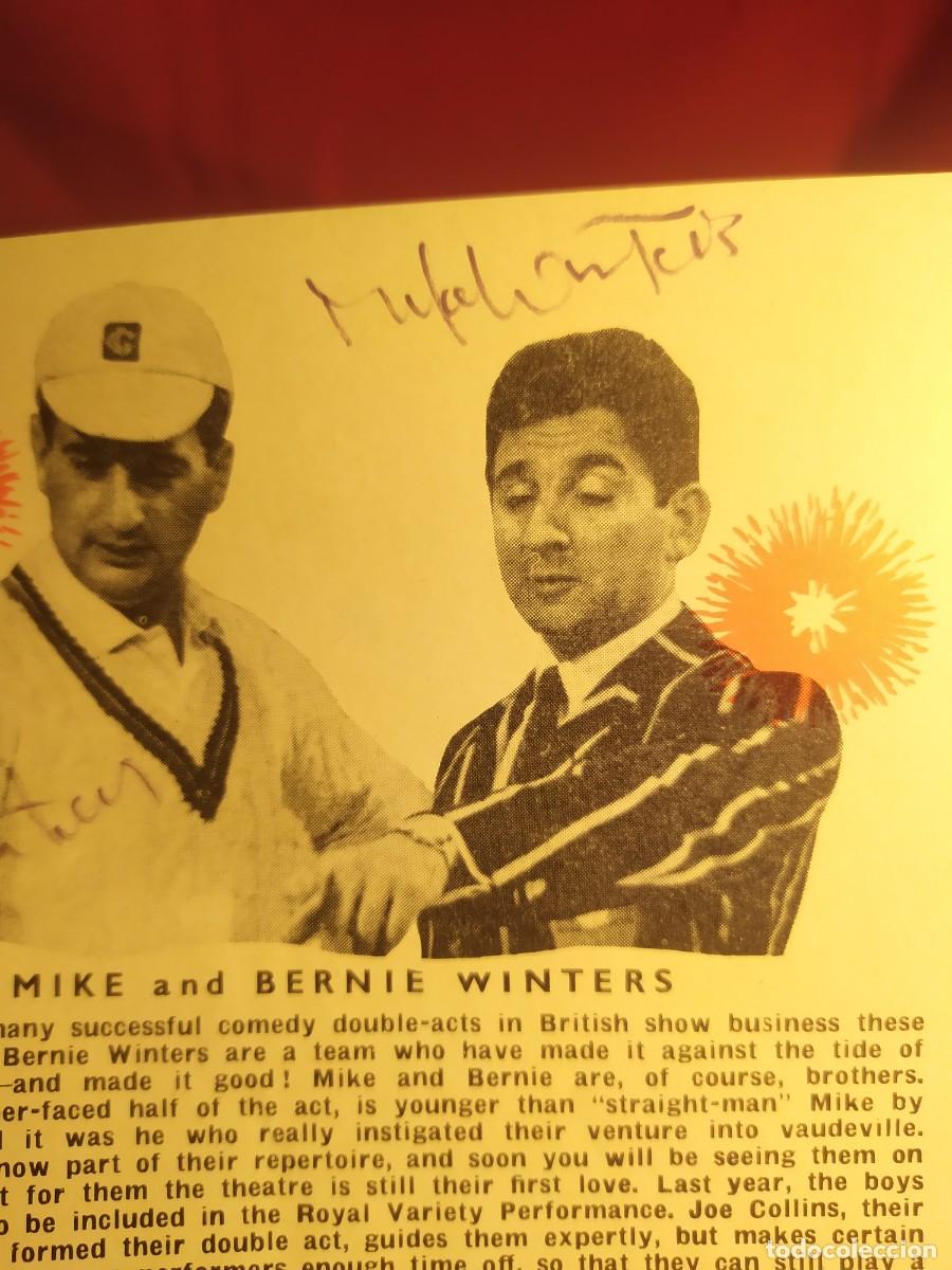 Cat&aacute;logos publicitarios: 1965. Aut&oacute;grafos c&oacute;micos famosos. Programa Showtime. - Foto 6