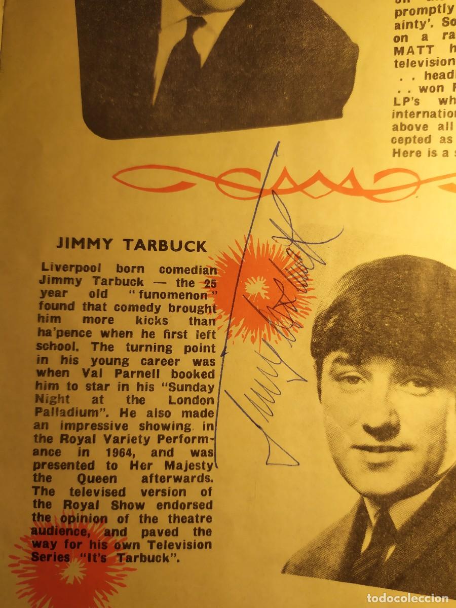 Cat&aacute;logos publicitarios: 1965. Aut&oacute;grafos c&oacute;micos famosos. Programa Showtime. - Foto 7