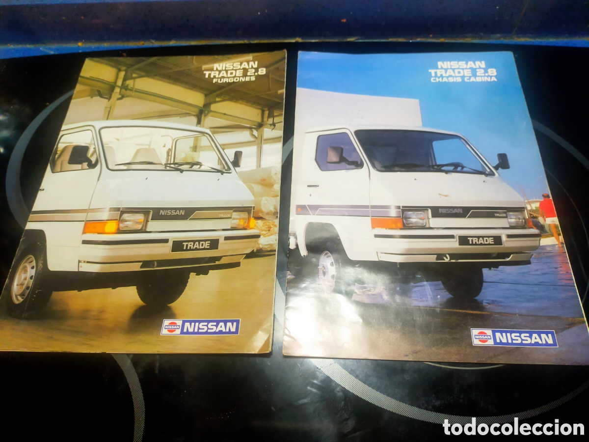 Cat&aacute;logos publicitarios: 2 cat&aacute;logos furgoneta Nissan trade 2.8