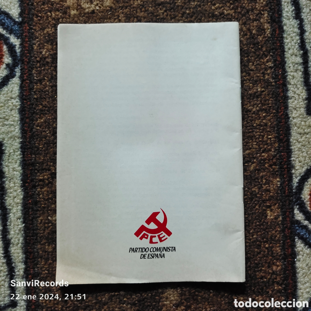 Cat&aacute;logos publicitarios: PROGRAMA ELECTORAL DEL PARTIDO COMUNISTA DE ESPA&Ntilde;A (1982) - Foto 2