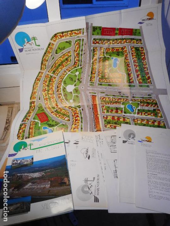 Catalogues publicitaires: ANTIGUA CARPETA DOSSIER PROMOCIONAL RESIDENCIAL MARE NOSTRUM PROTURSA SALOBRE&Ntilde;A GRANADA. PLANOS