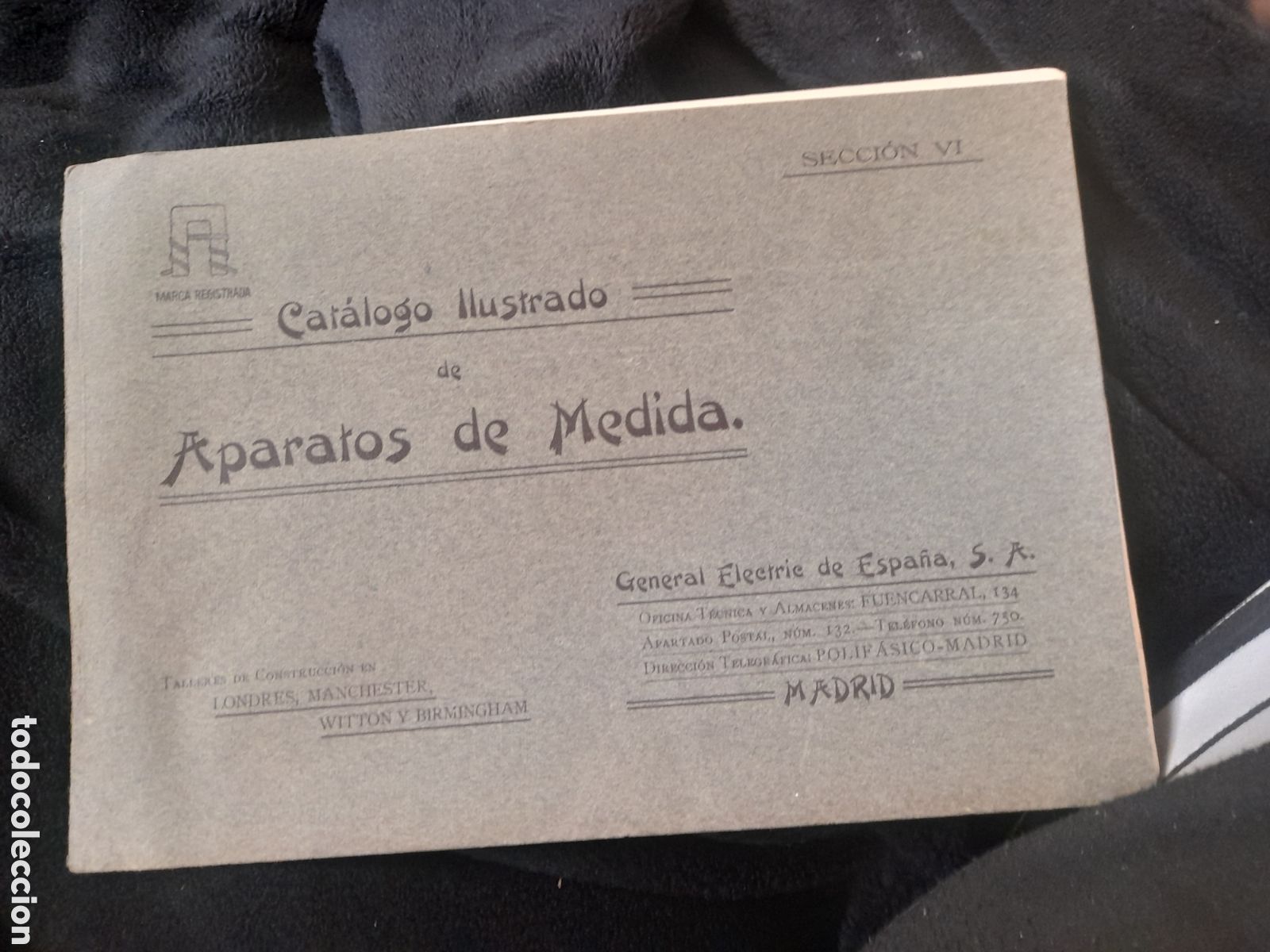 Cat&aacute;logos publicitarios: Antiguo Cat&aacute;logo Ilustrado de Aparatos de Medida, General Electric de Espa&ntilde;a S.A, tiene 32 p&aacute;ginas
