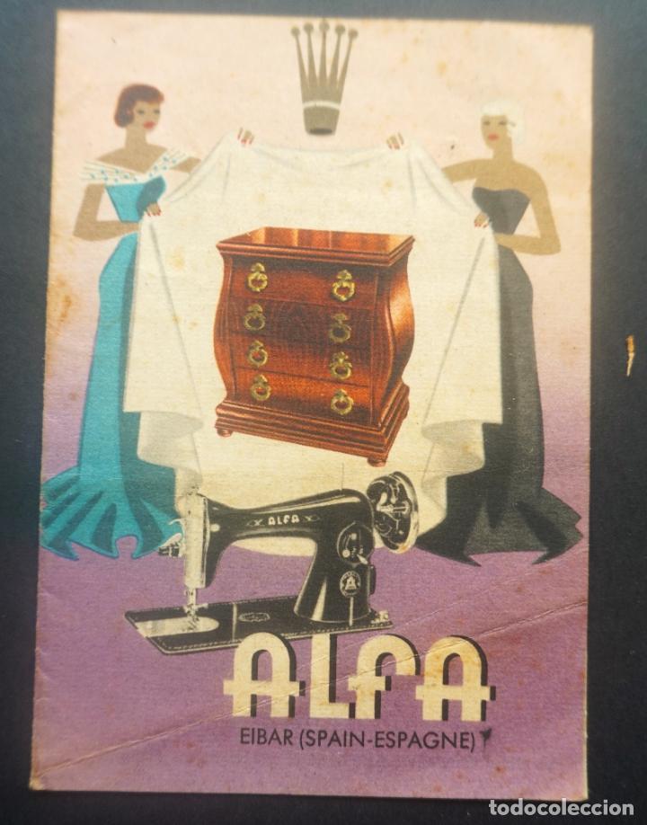 Cataloghi pubblicitari: Antiguo d&iacute;ptico de propaganda de maquinas de coser Alfa (EIBAR), ver fotos y comentarios