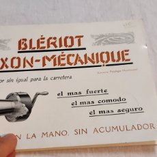 Catálogos publicitarios: PUBLICIDAD BLERIOT KLAXON-MECANIQUE.