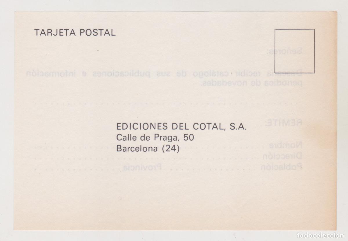 Advertising Catalogs: TARJETA POSTAL - SOLICITUD CAT&Aacute;LOGO EDICIONES DEL COTAL - 10,50 X 15,50 CMS. - MUY BUEN ESTADO