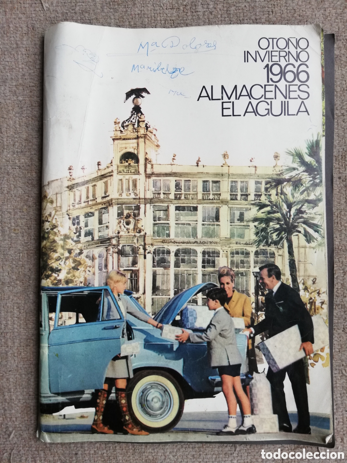 Cat&aacute;logos publicitarios: Cat&aacute;logo folleto publicidad Almacenes el &Aacute;guila. Oto&ntilde;o invierno 1966