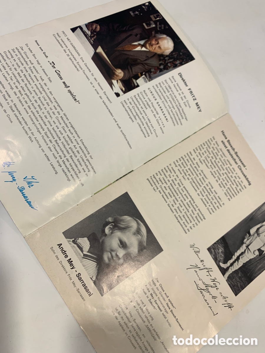 Cat&aacute;logos publicitarios: programa del circo sarrasani a&ntilde;os 70 - Foto 2