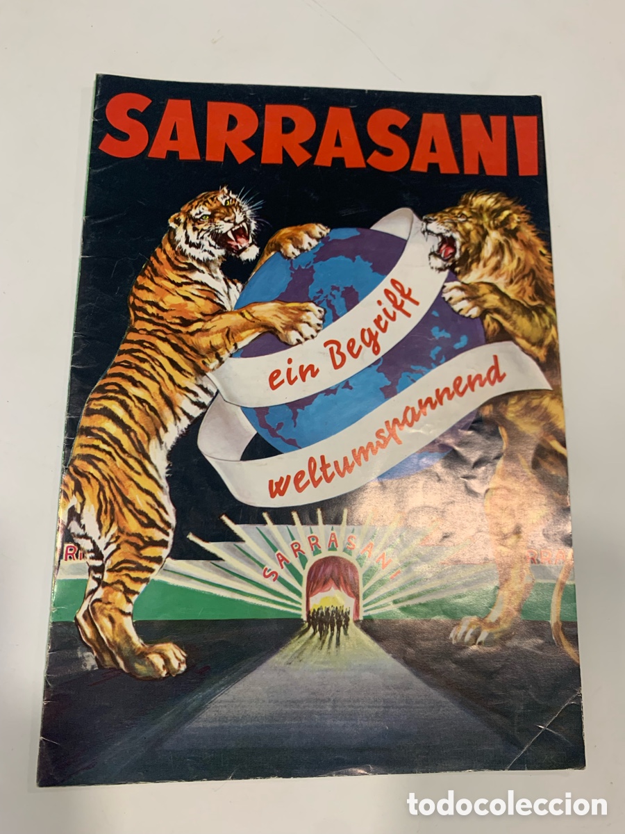 Cat&aacute;logos publicitarios: programa del circo sarrasani a&ntilde;os 70