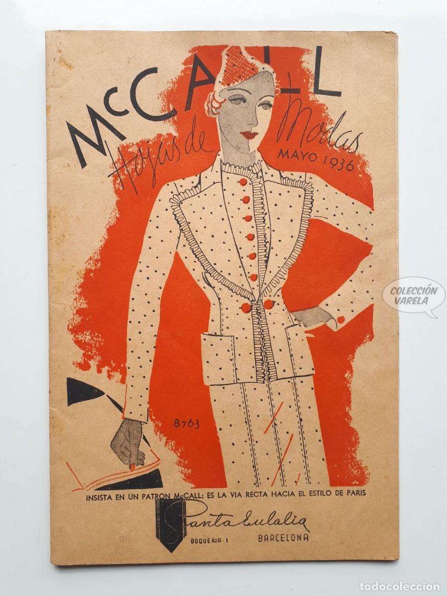 Cat&aacute;logos publicitarios: McCall hojas de modas - mayo 1936 - Cat&aacute;logo de moda
