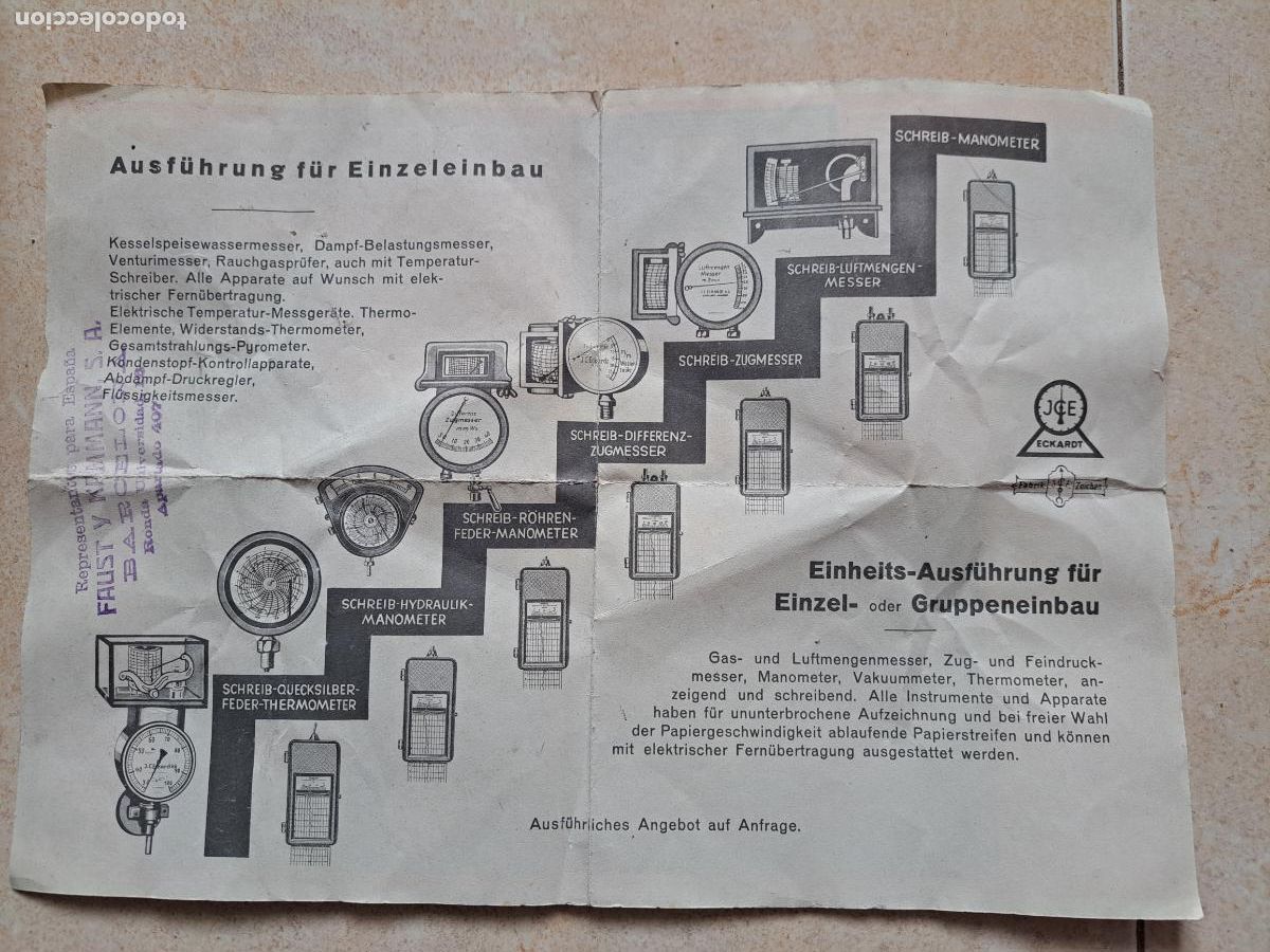 Cat&aacute;logos publicitarios: Publicidad messgerate j.c eckardt stuttgart - Foto 2