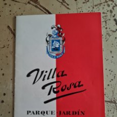 Catálogos publicitarios: FOLLETO SALA DE FIESTAS-FLAMENCO VILLA ROSA -PARQUE JARDIN 1949-60 HORTALEZA MADRID