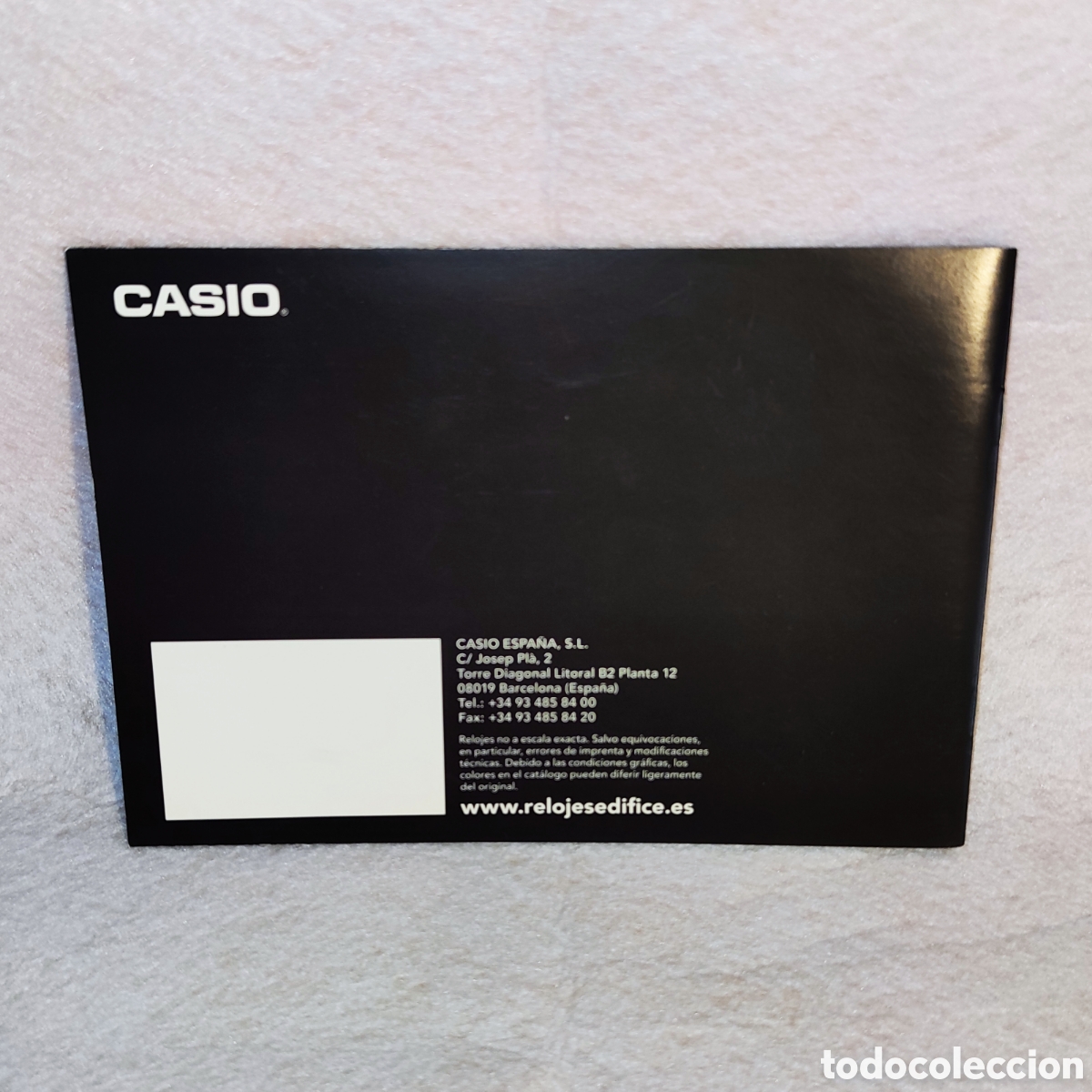 Cat&aacute;logos publicitarios: Cat&aacute;logo reloj Casio Edifice 2012 - Foto 2