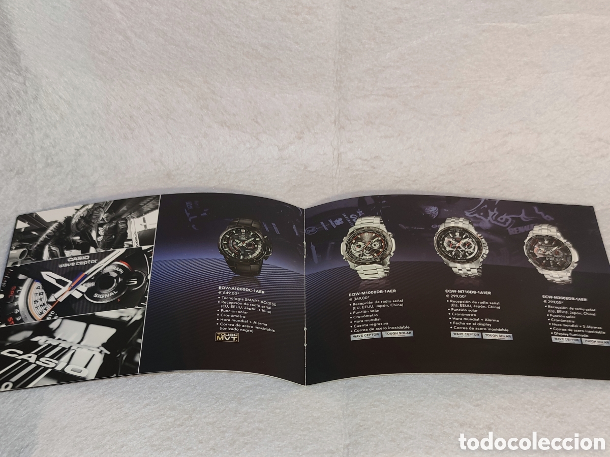 Cat&aacute;logos publicitarios: Cat&aacute;logo reloj Casio Edifice 2012 - Foto 5