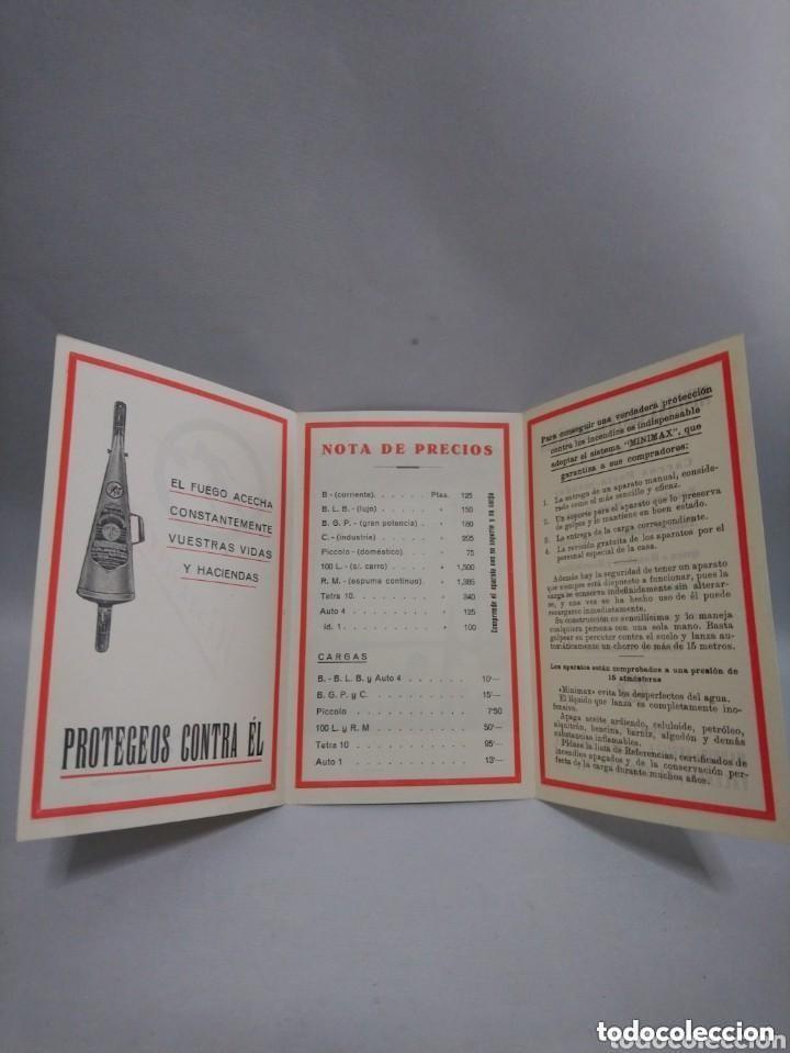 Catalogues publicitaires: Cat&aacute;logo desplegable Minimax. Nota de precios y gu&iacute;a de protecci&oacute;n. Barcelona