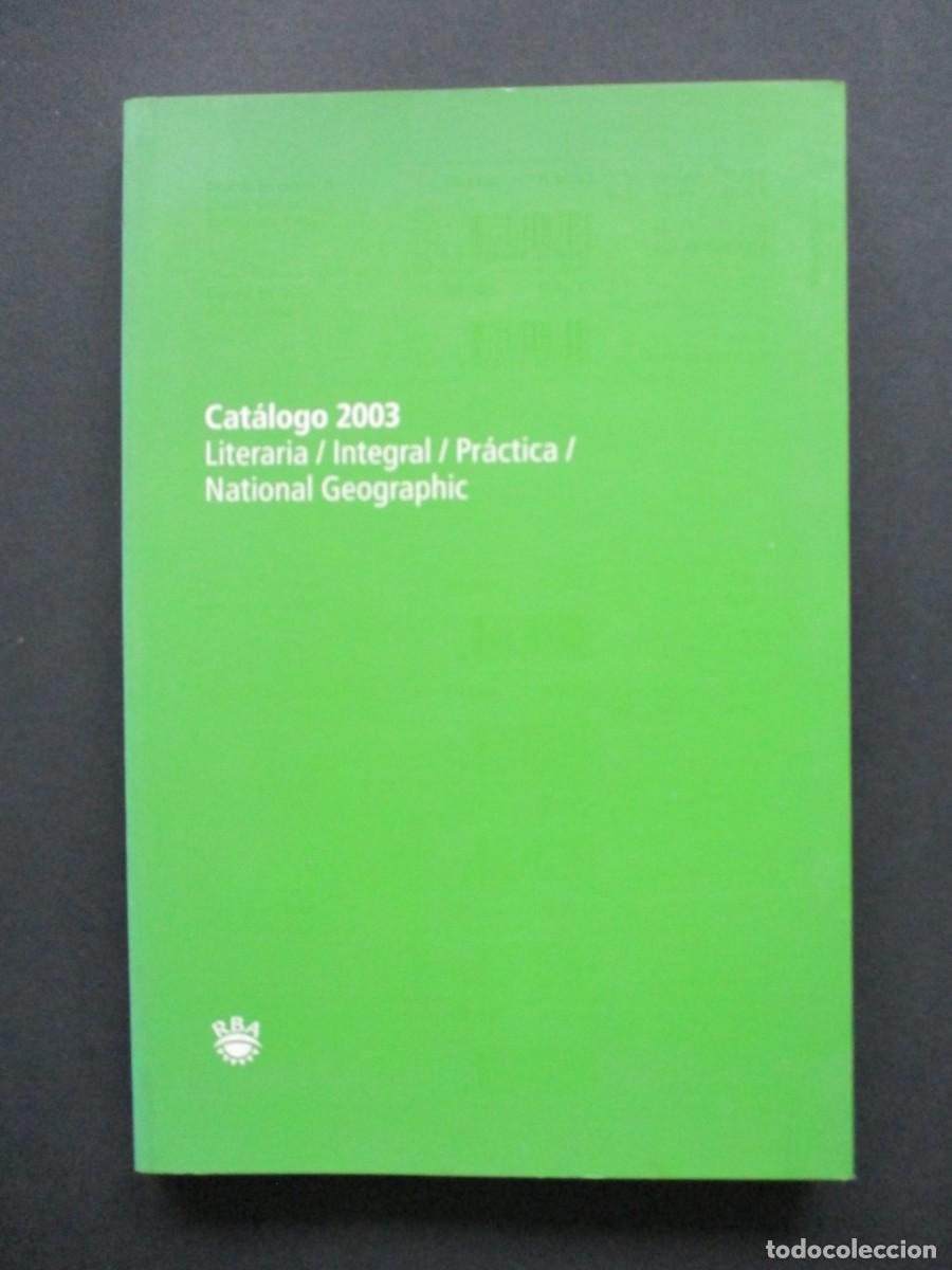 Cat&aacute;logos publicitarios: Cat&aacute;logo 2003 RBA - Foto 1