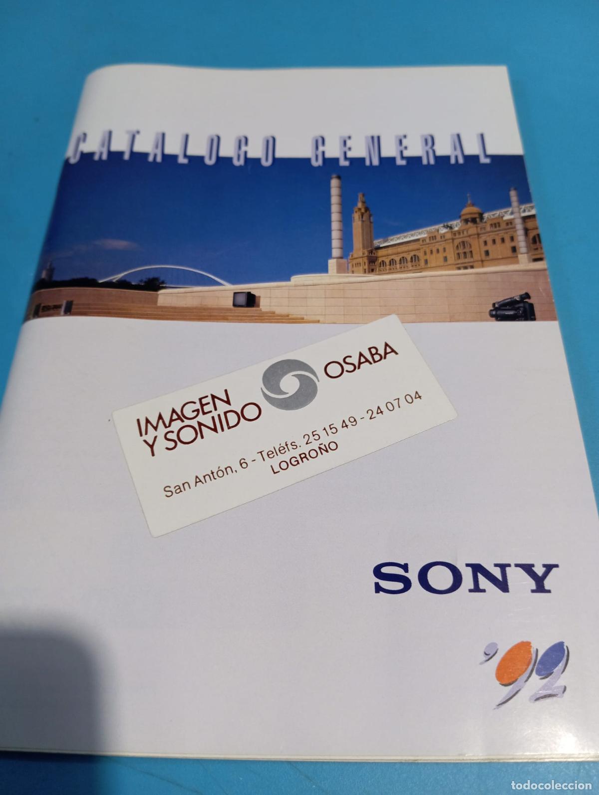 Catalogues publicitaires: Antiguo cat&aacute;logo publicitario general Sony (146 p&aacute;ginas)