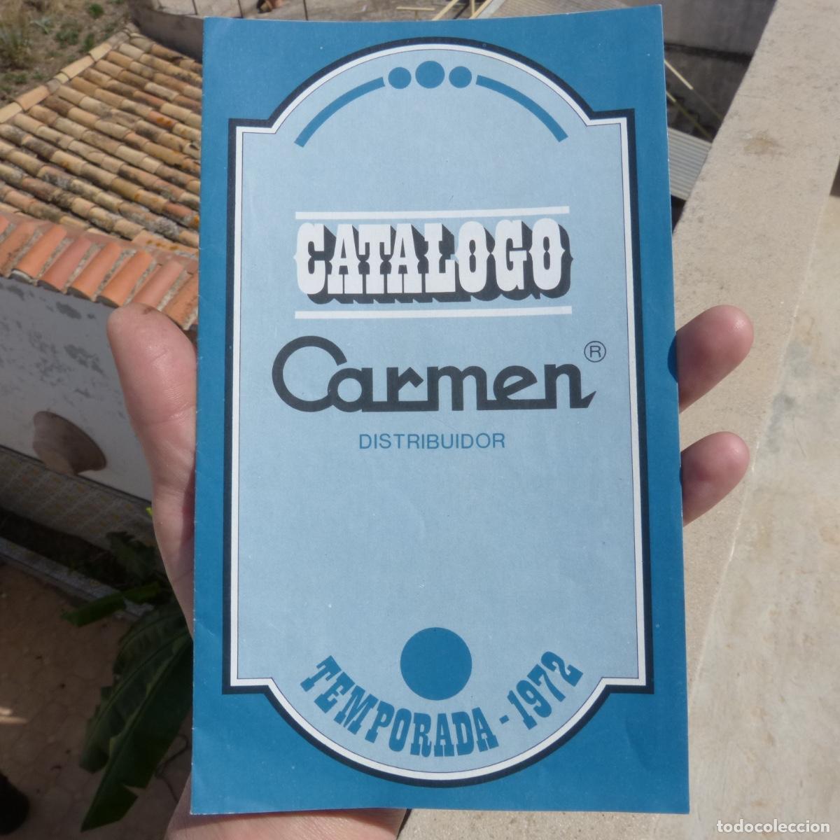 Cataloghi pubblicitari: Catalogo Carmen temporada 1972, en pesetas, muebles plegables, camareras, carros, etc&hellip;