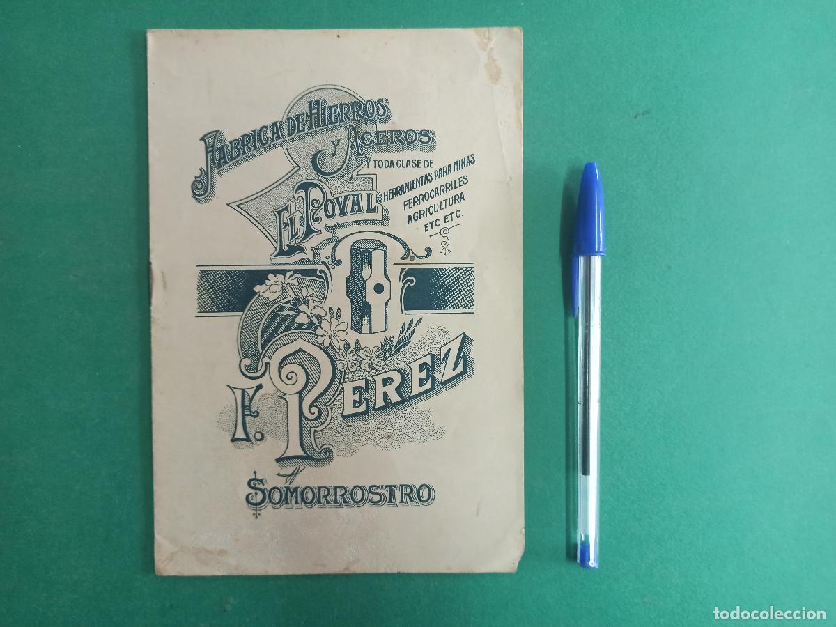 Cat&aacute;logos publicitarios: Antigua publicidad El Royal. F. Perez. Fabrica de Hierros y Aceros.