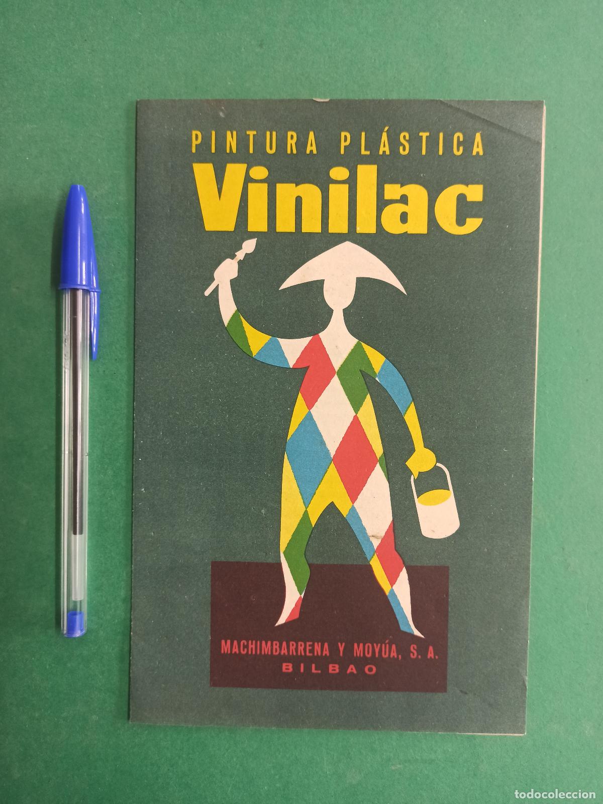 Cat&aacute;logos publicitarios: Antiguo catalogo publicitario Vinilac. Bilbao. Pintura pl&aacute;stica.