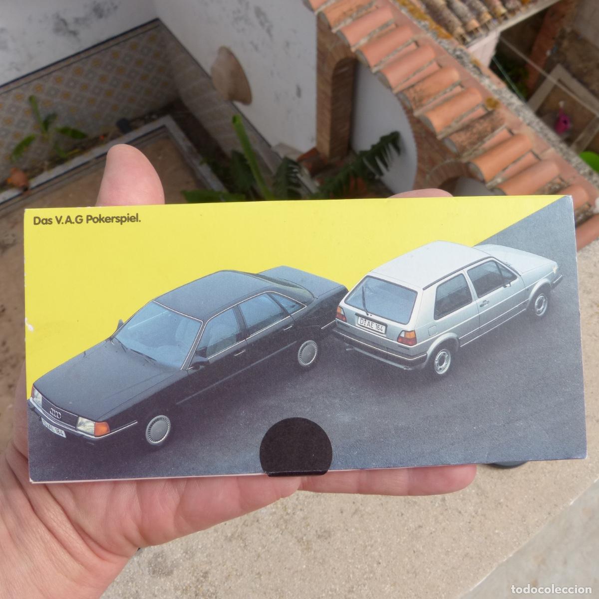 Cataloghi pubblicitari: Set de tarjetas promocionales del grupo volkswaguen, a&ntilde;o 1984 , sin usar.