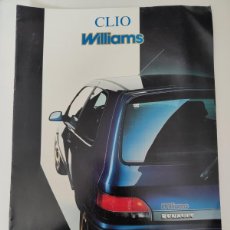 Cataloghi pubblicitari: CATALOGO CITROEN RENAULT CLIO WILLIANS