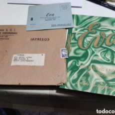 Catálogos publicitarios: EVA CURSO DE BORDADO A MÁQUINA POR CORRESPONDENCIA FOLLETO DE INFORMACIÓN