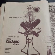 Catálogos publicitarios: ANUNCIO CINZANO 1961