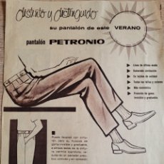 Catálogos publicitarios: ANUNCIOS 1961 ROPA CABALLERO