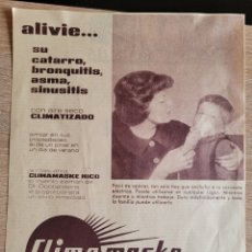 Catálogos publicitarios: ANUNCIO 1962 CLIMAMASKE