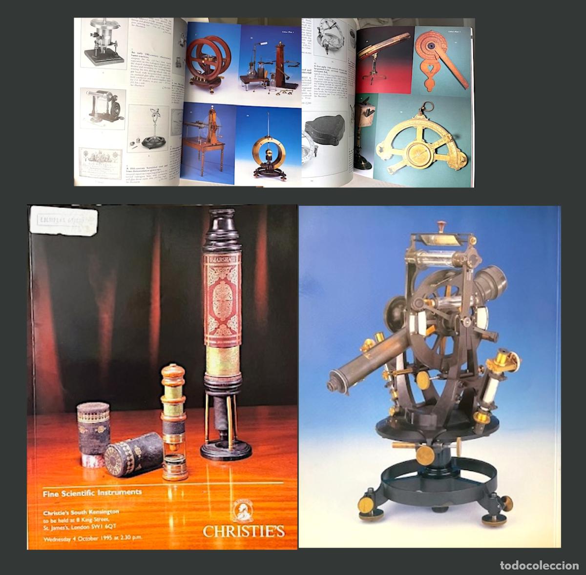 Cat&aacute;logos publicit&aacute;rios: Instrumentos cient&iacute;ficos (Fine Scientific Instruments (Christie&rsquo;s) 159 lotes fotos color. precios
