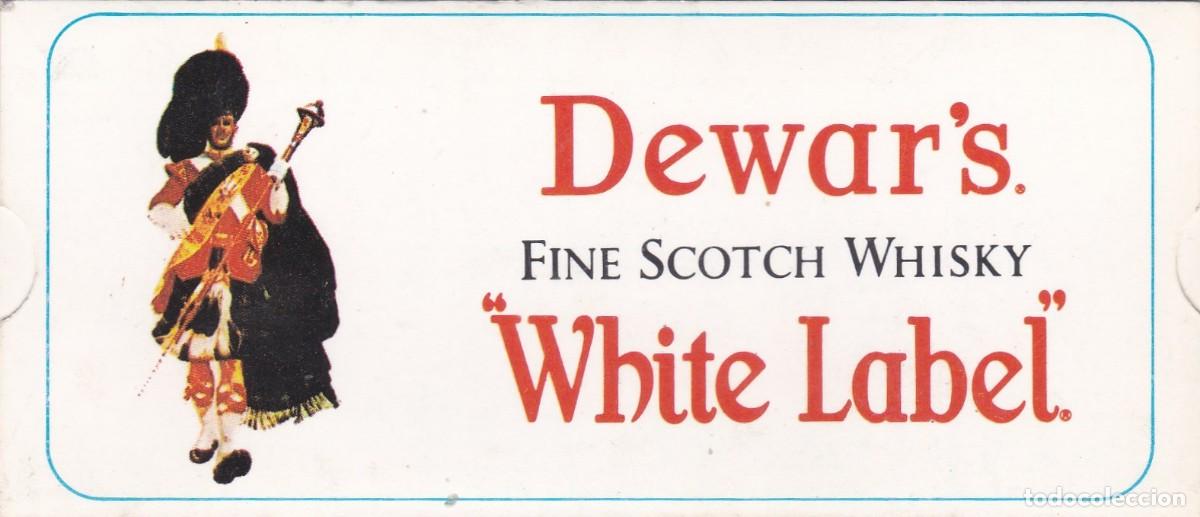 Cat&aacute;logos publicitarios: WHISKY DEWAR'S &rdquo;WHITE LABEL&rdquo;. MEDIDAS PARA COCKTAILS - PUBLICIDAD GRAN HOTEL DE LA TOJA (PONTEVEDRA)