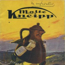 Catálogos publicitarios: PUBLICIDAD MALTE KNEIPP. CUADERNILLO CON 16 PÁGINAS