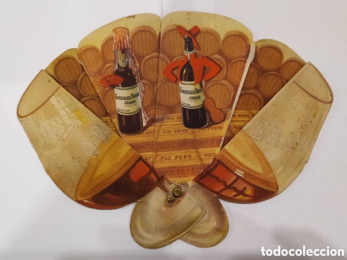 Cataloghi pubblicitari: Publicidad Soberano Jerez. T&iacute;o Pepe. Abanico , pay pay