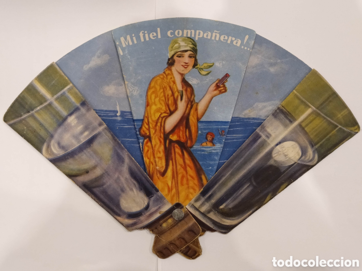 Cataloghi pubblicitari: ANTIGUO ABANICO PAY-PAY - PUBLICIDAD CAFIASPIRINA BAYER - DESPLEGABLE. Pai pai