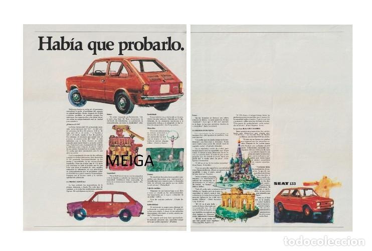 Werbekataloge: �Q263 - SEAT 133. AUTOMOVIL. PUBLICIDAD. A&Ntilde;O 1974.
