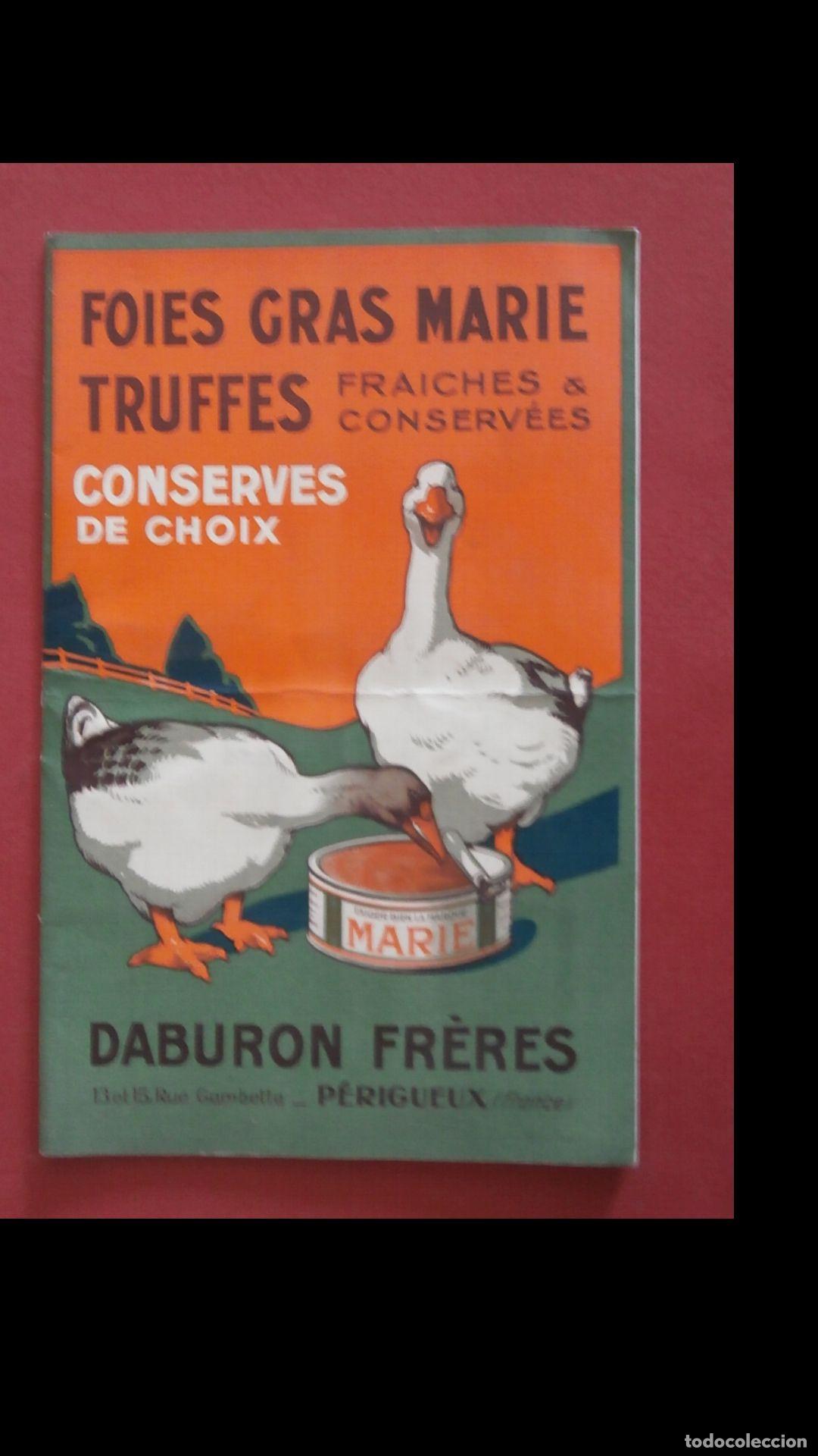 Catalogues publicitaires: Foies Gras Marie Truffes. Fraiches & Conserv&eacute;es. Daburon Fr&egrave;res